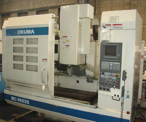 Okuma MC-V4020  For Sale, Used CNC Mill, CNC Vertical  Machining Center
