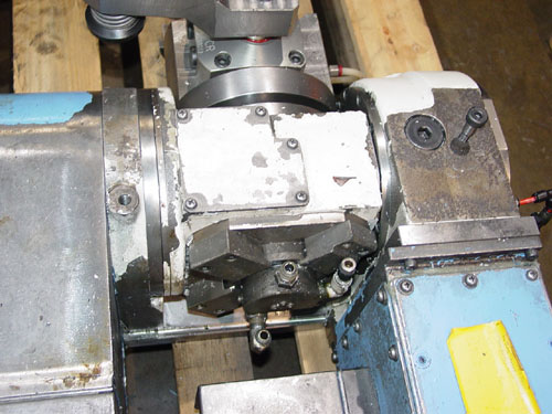4.33" Kitagawa TT120 4th and 5th Axis CNC Rotary Table, Kitagawa TT120 CNC Rotary Table, Used Kitagawa 4th and 5th axis CNC Rotary Table For Sale, used 4th and 5th Axis CNC Indexer for Sale, Used CNC Rotary Table Indexer for sale