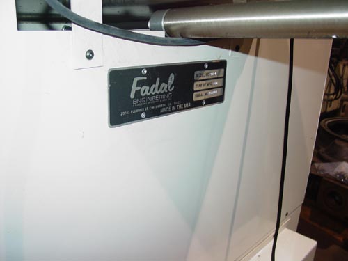 Fadal Hydro Sweep Chip Removal / Coolant System For Sale