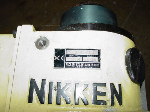 NIKKEN CNC Z105FA 4TH AXIS ROTARY TABLE For Sale
