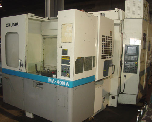 Okuma MA-40HA Horizontal Machining Center For Sale CNC Horizontal Mill