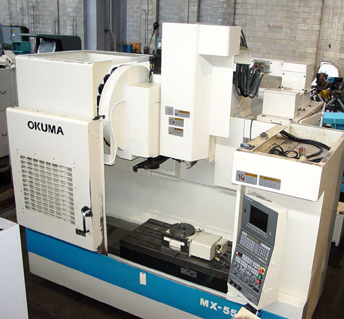 Okuma MX-55VB 4-Axis For Sale, Used CNC Mill, CNC Vertical  Machining Center