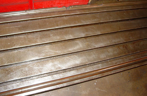 24-3/4" x 120" T-Slotted Table from Milling Machine For Sale