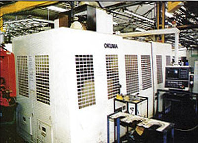 Okuma MC-60B Vertical Machining Center OSP 7000M CNC, X=59.05", Y=24.8", Z=24.01", 20 ATC, Rigid Tap, 50 Taper, 40HP, Probes, 5000 RPM,?1998