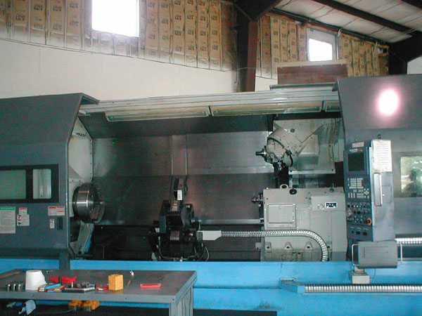  Mazatrol FUSION 640 CNC, 36.02"" Swing,?21" Chuck, 120" Centers, Live Tooling, 80 Station Automatic Tool Changer, 5.12" Y-Axis, 4.64" Spindle Bore, LNS Steady Rest, 1998