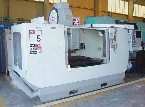 Haas VF-5 For Sale CNC Mill Used CNC Mill CNC VERTICAL MACHINING CENTER