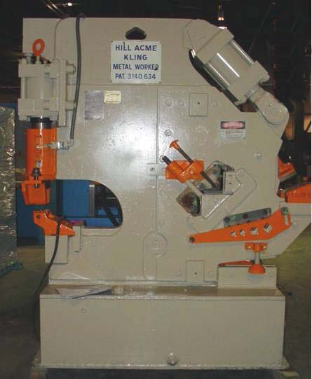 75 Ton Hill Acme Kling FOR SALE Hydraulic Ironworker
