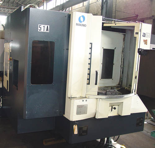 MAKINO A51 FOR SALE CNC MILL USED CNC MILL CNC HORIZONTAL MACHINING CENTER