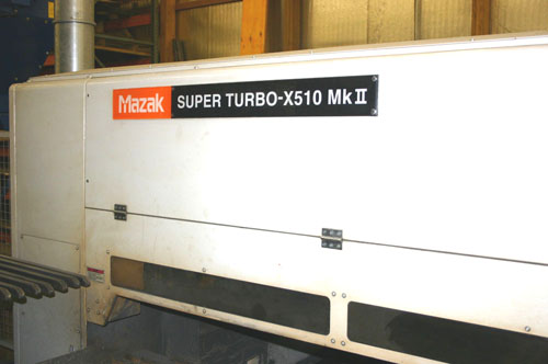 Mazak Hyper Gear Super Turbo 510 Laser Cutting System