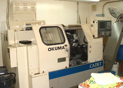 Okuma Cadet Big Bore For Sale, used CNC Lathe, CNC Lathe, CNC Turning