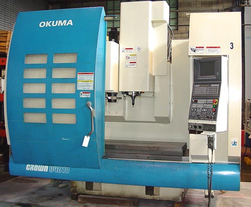 Okuma Crown V4018 For Sale, CNC mill, used CNC mill, Machining Center