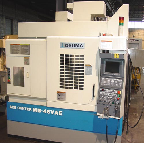 Okuma MB-46VAE For Sale, CNC mill, used CNC mill, Machining Center