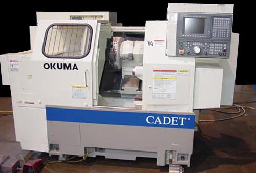 Okuma Cadet Big Bore CNC Lathe - P11399 & P11400