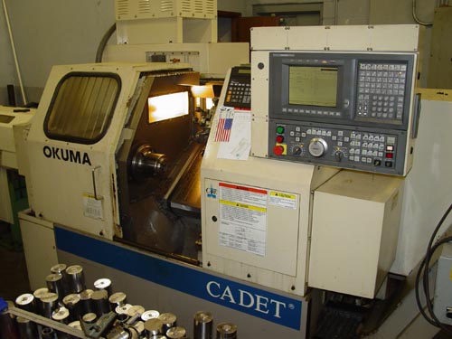 Okuma Cadet Big Bore CNC Lathe - P11421