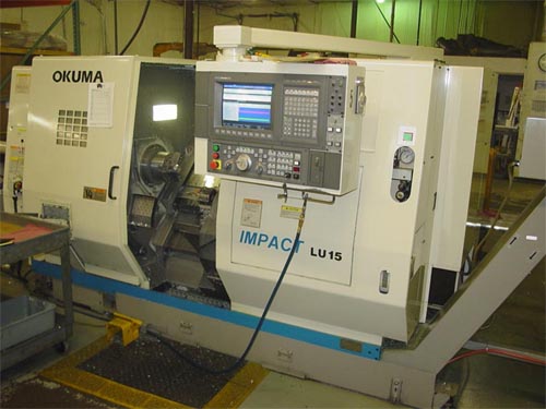 Okuma LU-15 4-Axis CNC Lathe - P11506