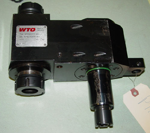 WTO Type 410120177-40 Live Toolholder for CNC Lathe with Sub-Spindle For Sale