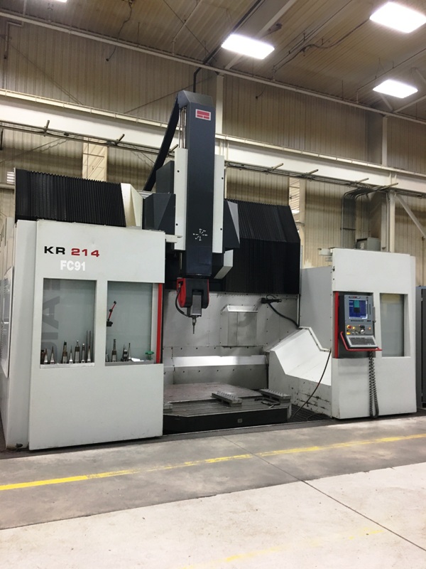 Used Fidia 5-Sided High Speed Vertical Bridge Mill with Built-In Rotary Table For Sale, Used CNC Mill, Used CNC Vertical Machining Center For Sale