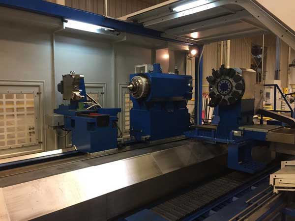 63" x 240" Cincinnati Machines CFHD-65240 Hollow-Spindle Flat Bed Turning Center For Sale