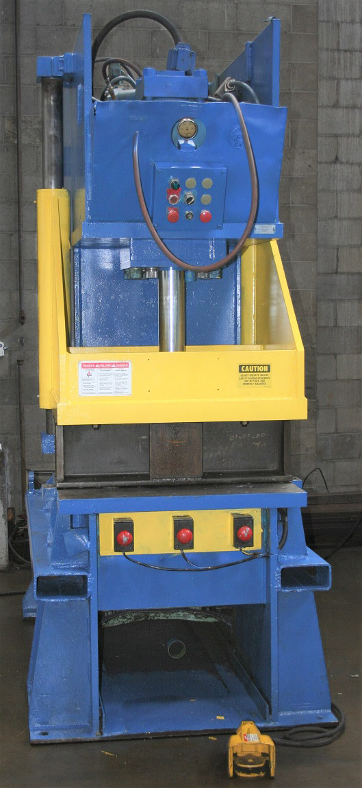 75 Ton K.R. Wilson Hydraulic C-Frame Gap Press for sale
