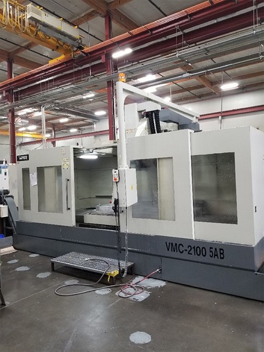 Mighty Viper VMC 2100 CNC Vertical Machining Center, Mighty Viper 2100 CNC Vertical Machining Center, used Mighty Viper 5 Axis CNC Vertical Machining Center for sale, large 5-Axis CNC Mill for sale