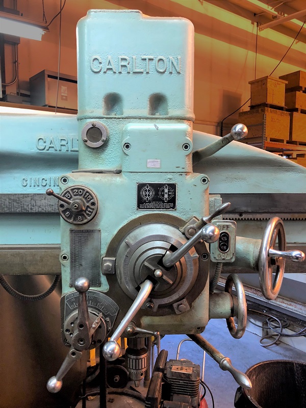 Used 4' x 11" Carlton Radial Arm Drill For Sale, Used Radial Arm Drill For Sale