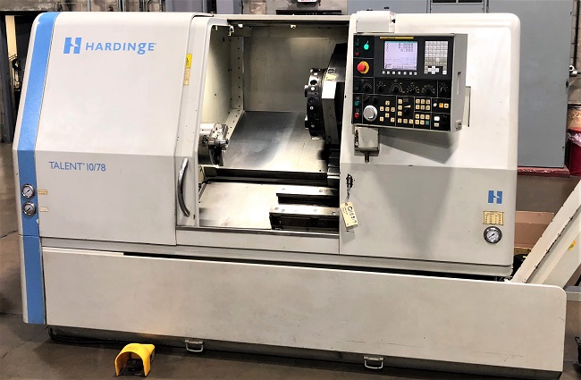 Used Hardinge Talent 10/78 CNC Turning Center For Sale with Live Tooling, CNC Lathe For Sale