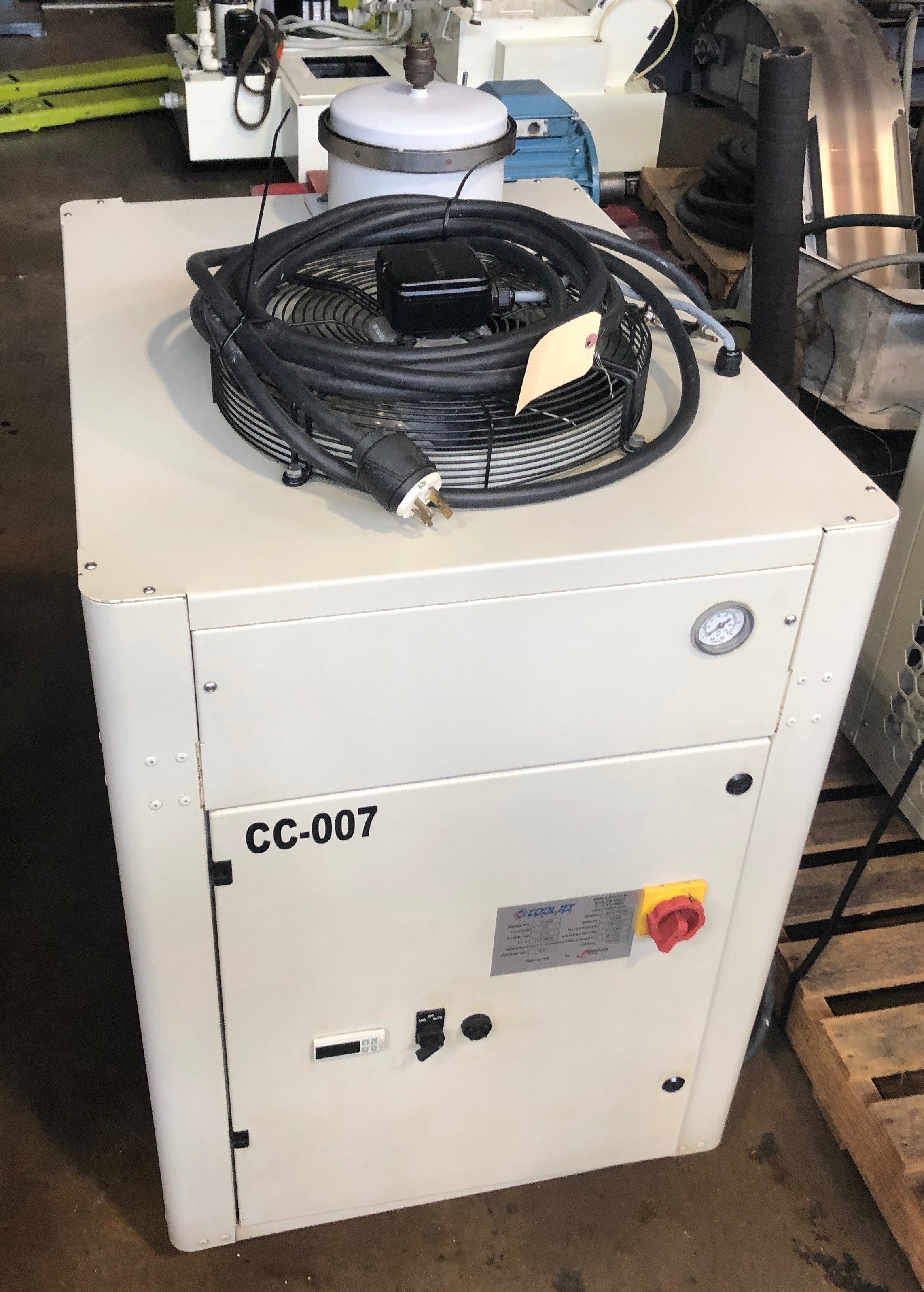 Cool Jet Systems AC24-FP-230 Coolant Chiller, CoolJet Systems 24,000 BTU Coolant Chiller, Like New Coolant Chiller For Sale, 24,000 BTU Coolant Chiller For Sale