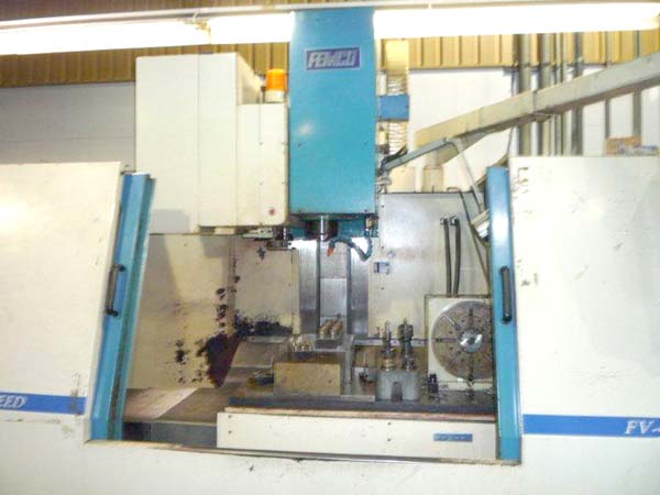 Femco 40 x20 CNC Vertical Mill for sale