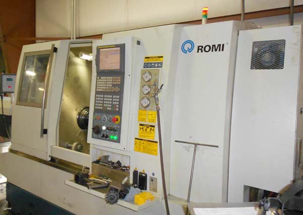 Romi CNC Turning Center with Live Tooling and Sub-Spindle CNC Lathe Y-Axis and with Mill Drill for sale