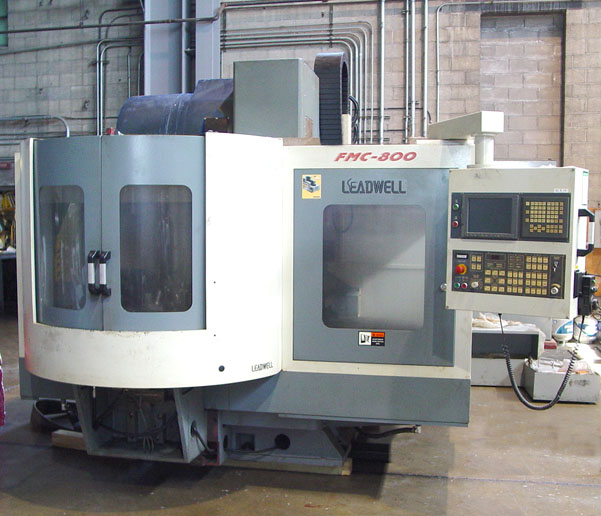 Leadwell FMC-800 CNC Vertical Machining Center 2 pallet cnc vertical mill for sale