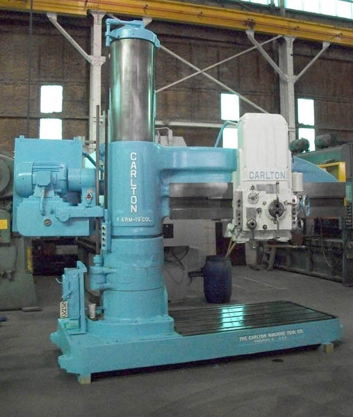 6' x 19" Carlton model 4A Radial Drill for sale