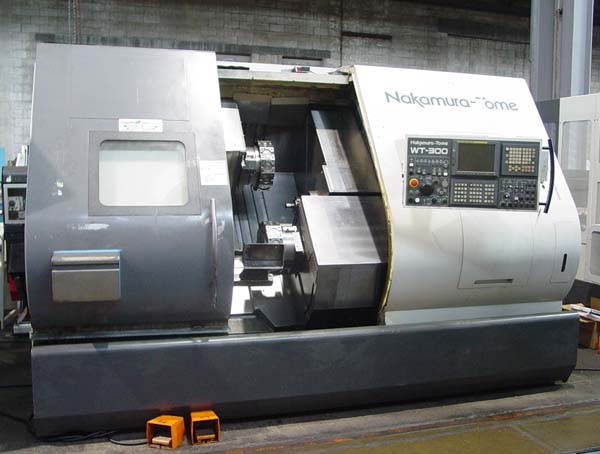 Nakamura Tome WT-300MMYS 8-Axis Twin Spindle Twin Turret CNC Turning Center with Y-Axis and Live Tooling Nakamura WT-300 wt300 for sale