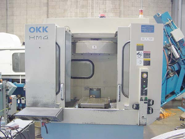 OKK MH-4 2-Pallet CNC Horizontal Macining Center Horizontal Mill For Sale