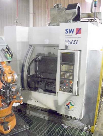 SW Schwabische Werkzeugmaschinen Twin Spindle CNC Vertical Machining Center for sale