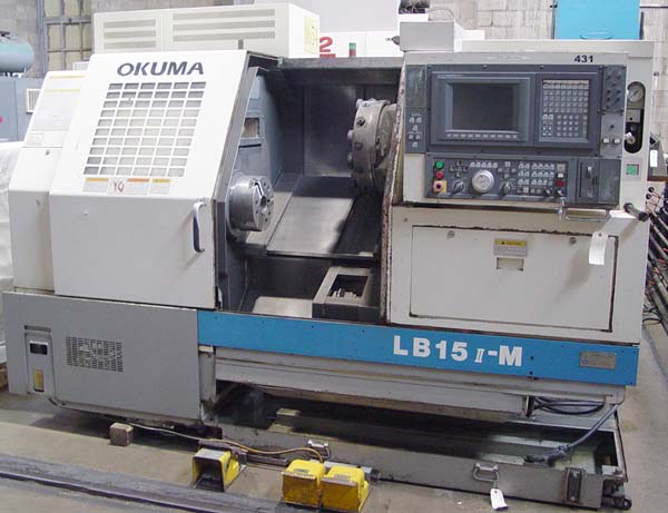 Okuma LB-15 CNC Turning Center with Live Tooling CNC Lathe  for sale