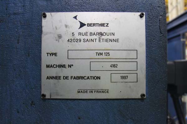 62" Berthiez CNC Vertical Boring Mill for sale