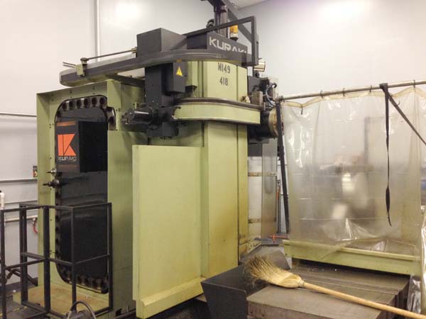 Kuraki CNC Horizontal Boring Mill model KBT-10DXA  for sale
