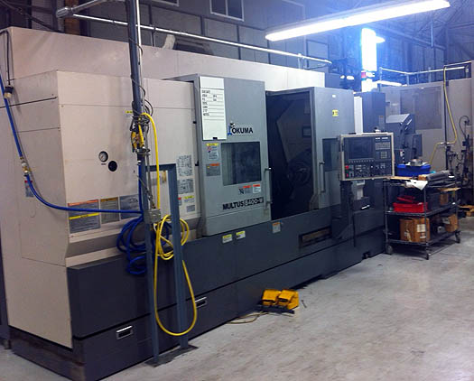 Okuma Multus 400 CNC Turning Center with Live Tooling, Y Axis, Universal Head, Sub-Spindle, Multi Function Lathe for sale