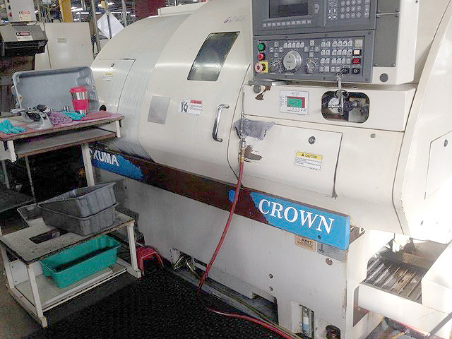 Okuma Crown Big Bore CNC Lathe CNC Turning Center for sale