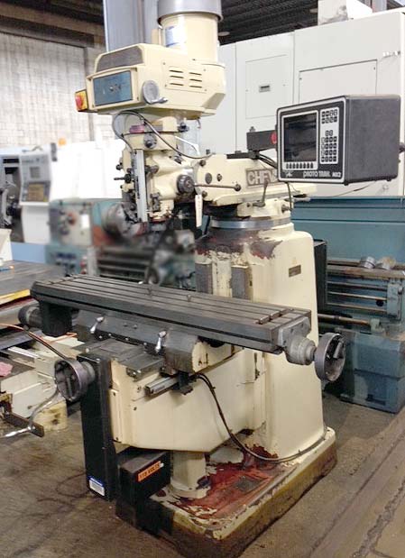 Chevalier Mill with Southwest Industries 2-Axis CNC Control Mill for sale