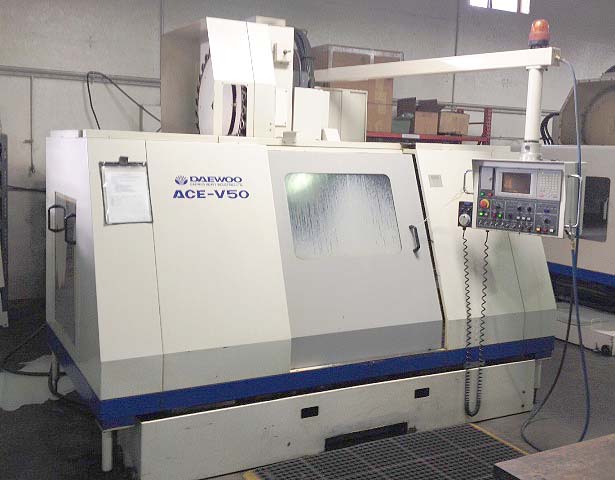 Daewoo Ace V50 CNC Vertical Machining Center CNC Mill for sale