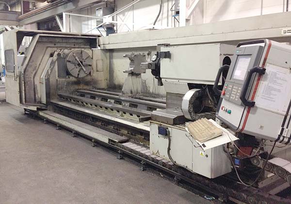 60" x 200" CNC Lathe Binns & Berry Data 300 CNC Turning Center with Live Tooling  for sale