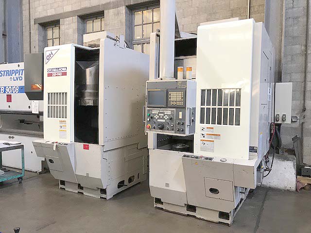 Okuma Howa 2SP-V40 Vertical Twin Spindle CNC Turning Centers 2 Spindle Lathe  for sale