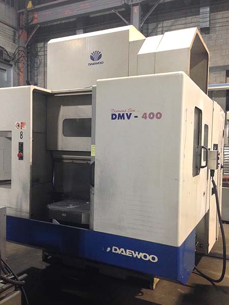 Daewoo DVM-400 2 Pallet CNC Vertical Machining Center For Sale