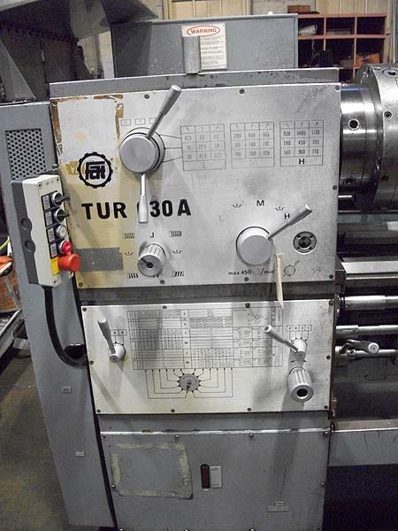 Toolmex TUR630A 25" x 120" Lathe with front and rear chucks  for sale