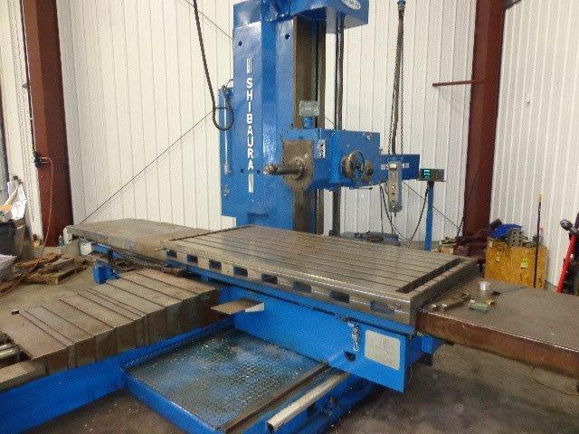 5" Shibaura Horizontal Boring Mill with Tailstock  for sale