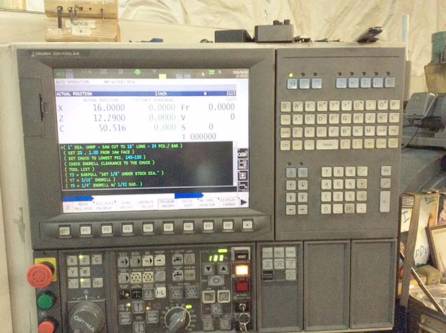 Okuma Genos L300M CNC Turning Center with Live Tooling CNC Lathe  for sale