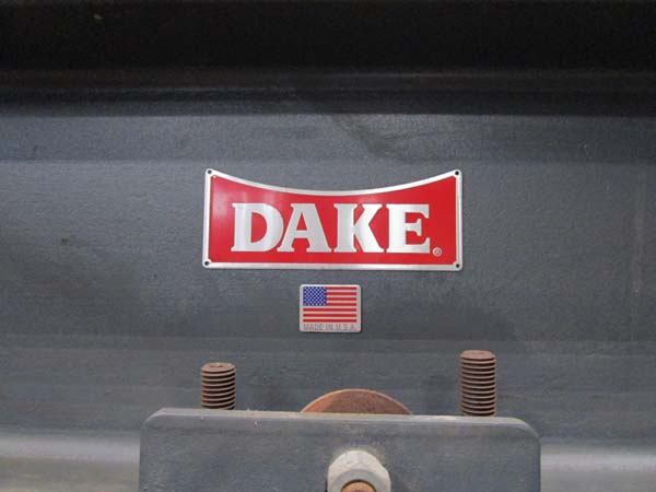 75 Ton Dake Model 9050-75-2 H-Frame Hydraulic Shop Press for sale