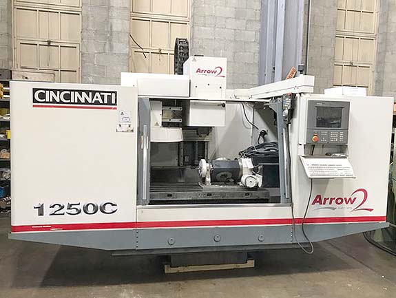 Cincinnati Arrow-2 1250 CNC Vertical Machining Center For Sale