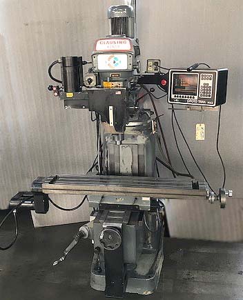 CLAUSING KONDIA FV-1 Bridgeport Style CNC Mill with SWI SouthWest Industries Proto Trax MX-3 3-Axis CNC Control For Sale